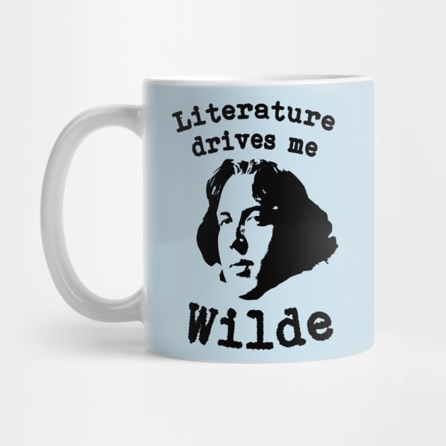 Literature Drives Me Wilde Parody T-shirt by dgray95